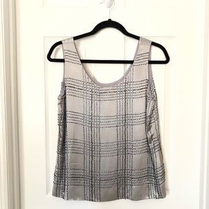 Dana Buchman Beaded Silk Top Sz 8P